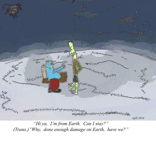 Cartoon: Mars (medium) by cgill tagged environment