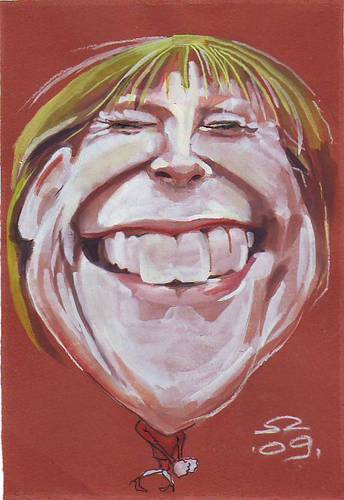 Cartoon: Angela Merkel (medium) by zed tagged angela,merkel,prime,minister,germany,portrait,caricature,famous,people,cdu,politic