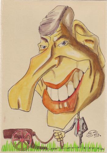 Cartoon: Arsene Wenger (medium) by zed tagged arsene,wenger,arsenal,gunners,football,championship,premier,league,england,france,famous,people,portrait,caricature
