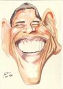 Cartoon: Barack Obama (small) by zed tagged barack obama president usa politics portrait