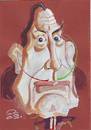 Cartoon: Dali (small) by zed tagged salvador dali madrid spain paris france artist portrait caricature