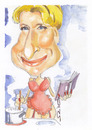 Cartoon: Elizabeth Gilbert (small) by zed tagged elizabeth gilbert usa writer novelist memoirist portrait caricature