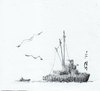 Cartoon: fishing (small) by zed tagged fishing world trade global warming fish environment sea polution nature