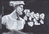 Cartoon: heads 2 (small) by zed tagged heads,sculpture,art
