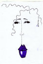 Cartoon: ljubica (small) by zed tagged ljubica violet menekse friend turkey world portrait caricature cartoonist artist
