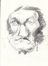 Cartoon: richard wagner (small) by zed tagged richard,wagner,leipzig,germany,composer,opera