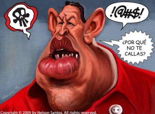 Cartoon: Hugo Chavez caricature (medium) by Caricaturas tagged hugo,chavez,caricature