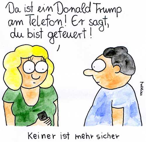 Cartoon: Gefeuert (medium) by Matthias Schlechta tagged trump,usa,entlassen,feuern,sonderermittler,mueller,minister,regierung,berater,trump,usa,entlassen,feuern,sonderermittler,mueller,minister,regierung,berater