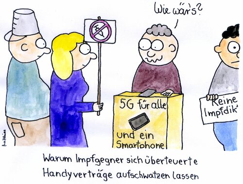 Impfgegner und Handyverträge