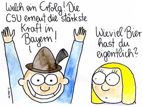 Cartoon: Stärkste Kraft in Bayern (medium) by Matthias Schlechta tagged bayern,landtagswahl,wahl,bayernwahl,landtag,csu,söder,seehofer,wahlergebnis,wahlabend,wahlparty,bayern,landtagswahl,wahl,bayernwahl,landtag,csu,söder,seehofer,wahlergebnis,wahlabend,wahlparty