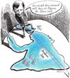 Cartoon: Nicht ein Tropfen Öl (small) by Parallelallee tagged ahmadinedschad iran usa öl blockade straße von hormus sanktionen
