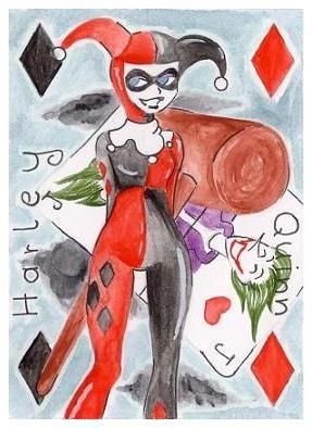 Cartoon: Harley Quinn (medium) by Metalbride tagged traiding,card,crads,karten,karte