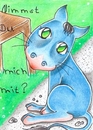 Cartoon: nimmst du mich mit? (small) by Metalbride tagged traidingcards,traiding,card,crads,karten,karte,sammelkarte