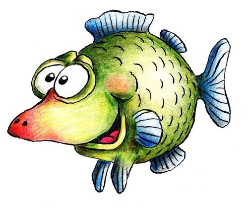 Cartoon: Fisch (medium) by Jupp tagged bomm,jupp,fish,fisch,grinsen,smile