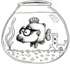 Cartoon: Fisch im Glas (small) by Jupp tagged fisch glas fish in bowl jupp bomm brlle grinsen fishbowl wasser water goldfisch goldfish eng burg fischkopp scribble illustration lahnstein