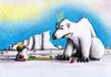 Cartoon: Maulwurf Nordpol (small) by Jupp tagged maulwurf mole mensch ärgere dich nicht spiel pol nordpol eisbär bear