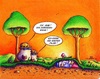 Cartoon: Toter Zwerg (small) by Jupp tagged maulwurf mole zwerg dwarf dead tot death pilz mushroom cartoon jupp