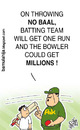 Cartoon: Noball Funda!! (small) by bamulahija tagged pakistan cricket cartoon spot finxing