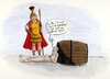 Cartoon: Alexander der Große vs Diogenes (small) by TRIPKE tagged alexander der große diogenes philosophie