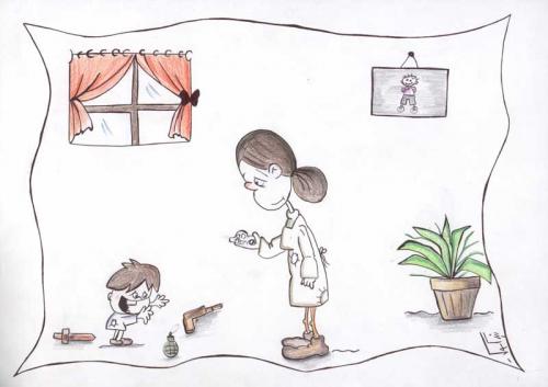 Cartoon: Children and Toys (medium) by nikooray tagged children,toys