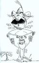 Cartoon: Gods Own Nut (small) by mindpad tagged kerala,gods,own,country,satire
