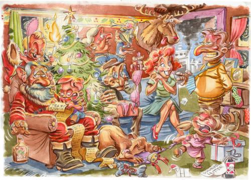 Cartoon: x-mas (medium) by herr Gesangsverein tagged chrismas