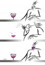 Cartoon: Wine (small) by Nekra tagged wine