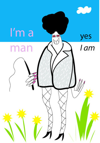 Cartoon: I m a man (medium) by studionuts tagged man
