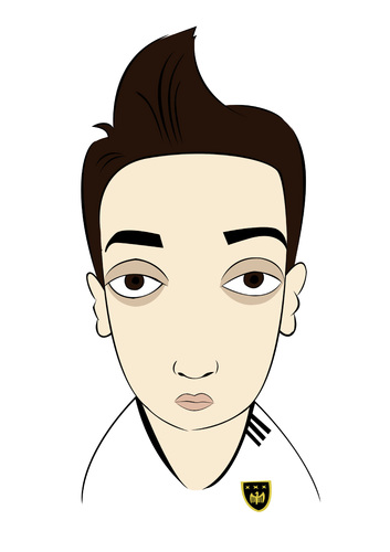 Cartoon: Mesut Özil (medium) by Playa from the Hymalaya tagged mesut,özil,ozil,germany,german,turkey,turk,national,team,football,soccer,fußball,nationalmannschaft,weltmeisterschaft,fifa,dfb,spieler,player,real,madrid,migrationshintergrund,integration,moslem,islam,fussball,fußballspieler,fussballspieler