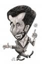 Cartoon: Mahmoud Ahmadinejad (small) by tamer_youssef tagged mahmoud ahmadinejad iran politics religion catoon caricature portrait pencil art sketch by tamer youssef egypt