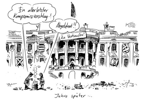 Cartoon: Abgelehnt (medium) by Stuttmann tagged abgelehnt