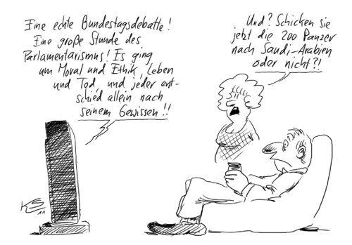 Cartoon: Debatte (medium) by Stuttmann tagged debatte,saudi,arabien,militär,debatte,saudi arabien,militär,saudi,arabien
