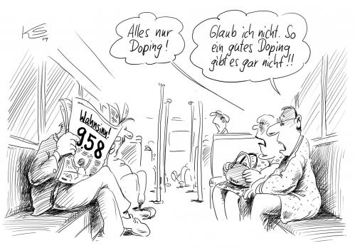 Cartoon: Doping (medium) by Stuttmann tagged doping,doping,leichtathletik,leistung,motivation,sport,wm,berlin,weltmeisterschaft,news,zeitung