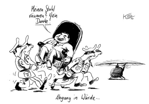 Cartoon: Hosni Mubarak (medium) by Stuttmann tagged mubarak,ägypten,egypt,mubarak,ägypten