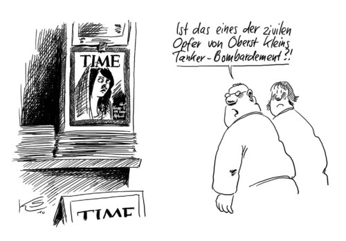 Cartoon: Time-Titel (medium) by Stuttmann tagged afghanistan,opfer,taliban,klein,kunduz,time,afghanistan,opfer,taliban,klein,kunduz,time,zeitung,magazin,news,terror,terrorismus,krieg,gewalt