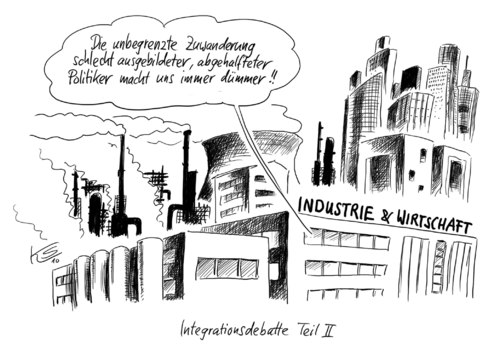 Cartoon: Zuwanderung (medium) by Stuttmann tagged zuwanderung,integartionsdebatte,migration,zuwanderung,integrationsdebatte,migration,integration,ausländer