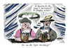 Cartoon: Bierpreise (small) by Stuttmann tagged altersarmut,leyen,bierpreise,oktoberfest