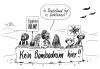 Cartoon: Bombodrom (small) by Stuttmann tagged bombodrom