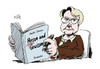 Cartoon: Gewissen (small) by Stuttmann tagged schavan,plagiat,dissertation,täuschung,bildungsministerin