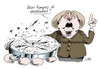 Cartoon: Kompass (small) by Stuttmann tagged cdu,merkel