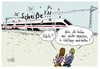 Cartoon: Sch...! (small) by Stuttmann tagged pofalla,bosbach,cdu,ice,db,deutsche,bahn,wolfsburg