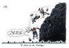 Cartoon: Sprung (small) by Stuttmann tagged usa,haushalt,obama,fiskalklippe,2013