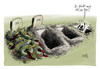 Cartoon: Viel zu tun... (small) by Stuttmann tagged fr,ftd,zeitungssterben