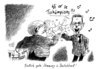 Cartoon: Vier Null (small) by Stuttmann tagged koalition schwarzgelb merkel westerwelle wm fussball