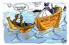 Cartoon: In search of better life? (small) by remyfrancis tagged asylum,seekers,refugees,search,for,normal,life