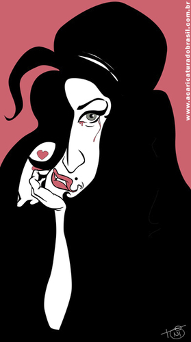 Cartoon: Amy Winehouse (medium) by Toni DAgostinho tagged amy,winehouse