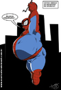 Cartoon: Spider-man and consumer society (small) by Toni DAgostinho tagged spiderman