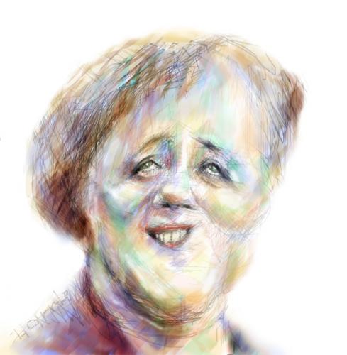 Cartoon: AngelaMerkel (medium) by horate tagged germany