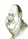 Cartoon: James Gandolfini (small) by horate tagged television