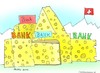 Cartoon: schweiz bank geheimniss geld (small) by martin guhl tagged schweiz,bank,geheimniss,geld,kaese